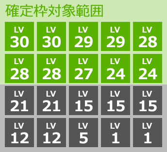 城ドラ 確定枠とは